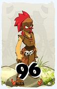 Um personagem do jogo Dofus, Sacrier-Ar, de nivel 96