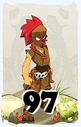 Um personagem do jogo Dofus, Zobal-Ar, de nivel 97